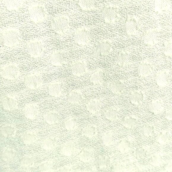 ModCloth L Blouse Womens Green Flutter Sleeve Button Popover Top Textured Fabric - Picture 9 of 12